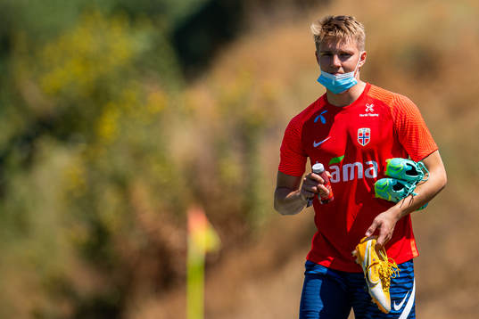 Martin Ødegaard of the Norwegian national football team