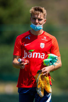Martin Ødegaard of the Norwegian national football team