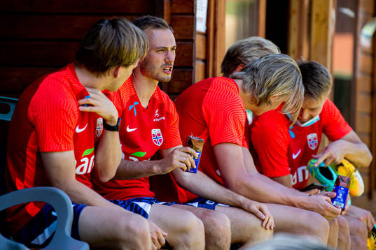 Fredrik Aursnes of the Norwegian national football team