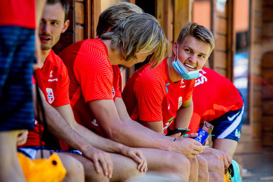 Martin Ødegaard of the Norwegian national football team