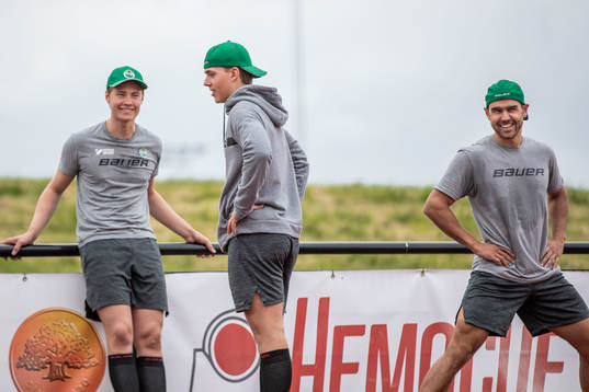 Calle Clang, Samuel Johannesson och Ludvig Larsson