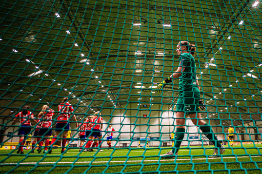 Ida Norstrøm of LSK Kvinner looks dejected