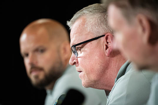 Janne Andersson, head coach of the Swedish national