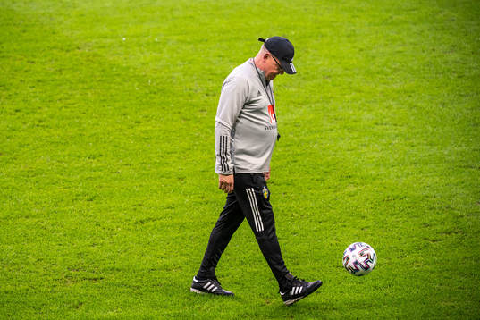 Janne Andersson, head coach of the Swedish national