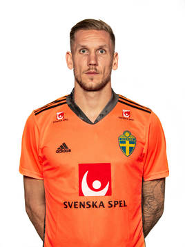 191112 Robin Olsen of the Swedish national football team