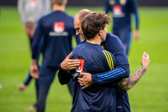 Victor Nilsson Lindelöf and Andreas Granqvist  of the