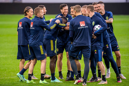 Ken Sema of the Swedish national football team