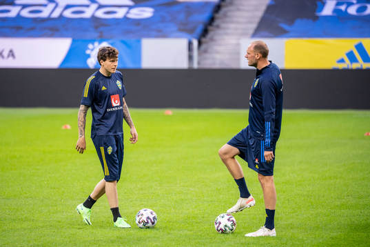 Victor Nilsson Lindelöf and Andreas Granqvist  of the
