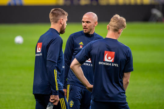 Marcus Danielson of the Swedish national football team