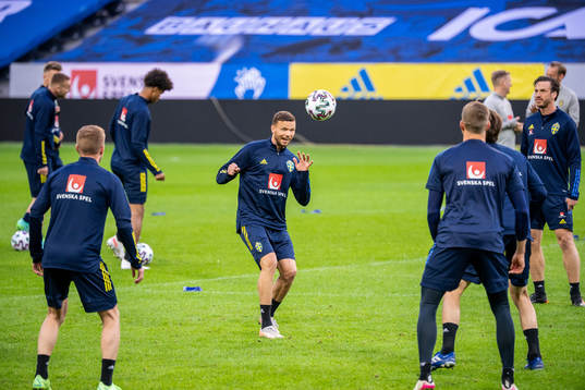 Marcus Berg of the Swedish national football team