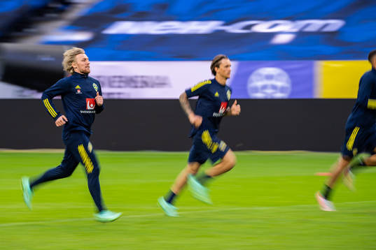 Emil Forsberg of the Swedish national football team