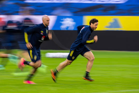 Gustav Svensson of the Swedish national football team