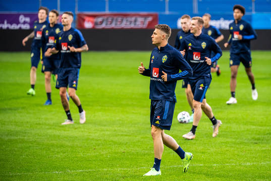 Mattias Svanberg of the Swedish national football team