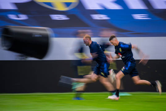 Andreas Granqvist  and Mikael Lustig  of the Swedish