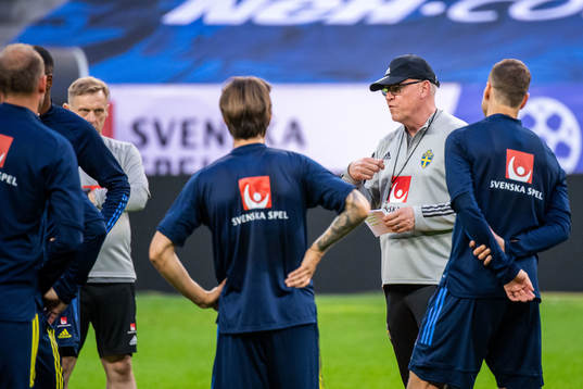 Janne Andersson, head coach of the Swedish national