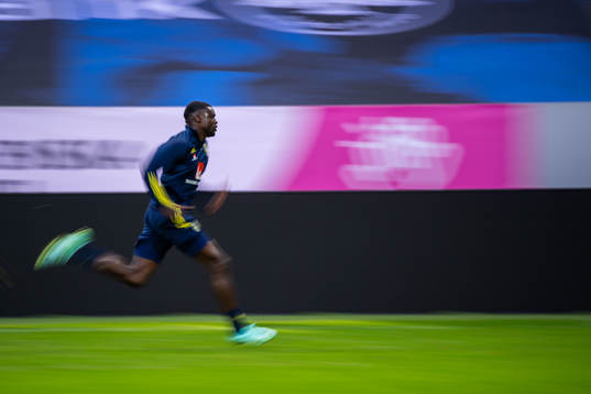 Ken Sema of the Swedish national football team