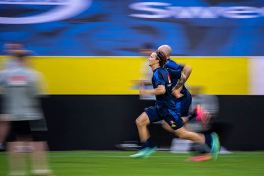 Kristoffer Olsson of the Swedish national football team