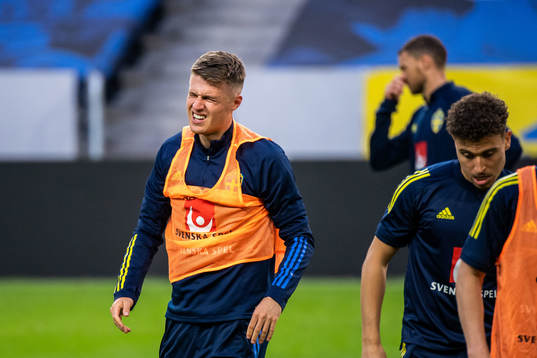 Mattias Svanberg of the Swedish national football team in