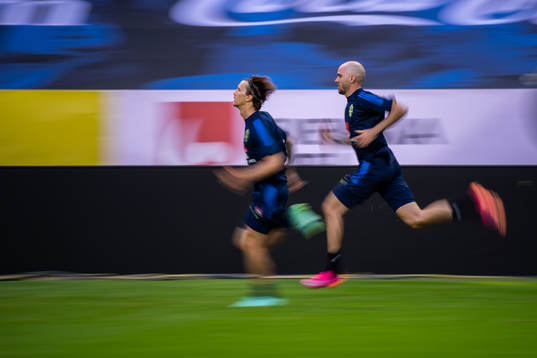 Kristoffer Olsson and Marcus Danielson of the Swedish