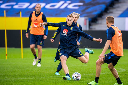Dejan Kulusevski of the Swedish national football team