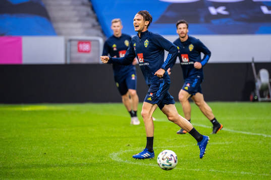 Albin Ekdal of the Swedish national football team