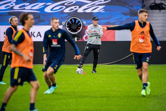 Janne Andersson, head coach of the Swedish national