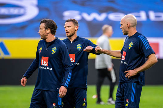 Gustav Svensson, Marcus Berg and Marcus Danielson of the