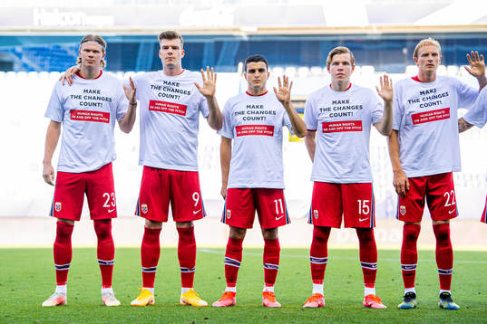 Erling Braut Haaland, Alexander Sørloth, Mohamed