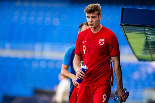 Alexander Sørloth of Norway