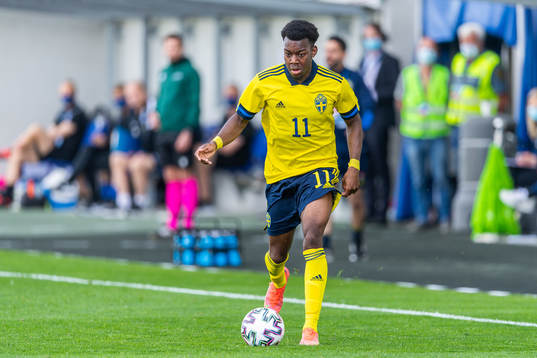 Anthony Elanga of Sweden