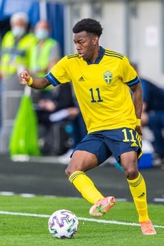 Anthony Elanga of Sweden