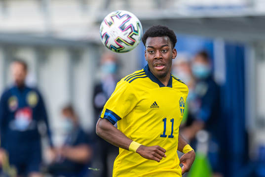 Anthony Elanga of Sweden