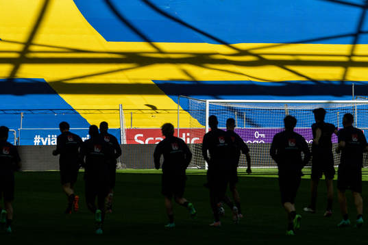 The Swedish flag