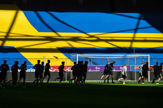 The Swedish flag