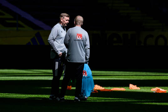 assistant coach Peter Wettergren of the Swedish national