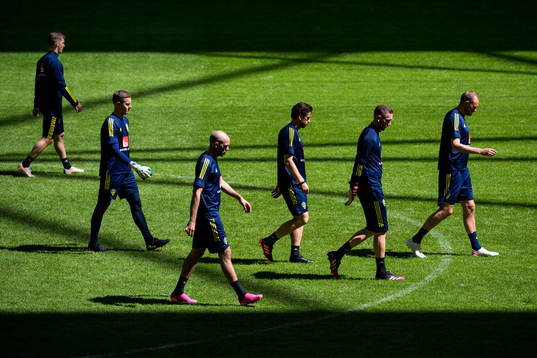 Emil Krafth, goalkeeper Karl-Johan Johnsson, Marcus