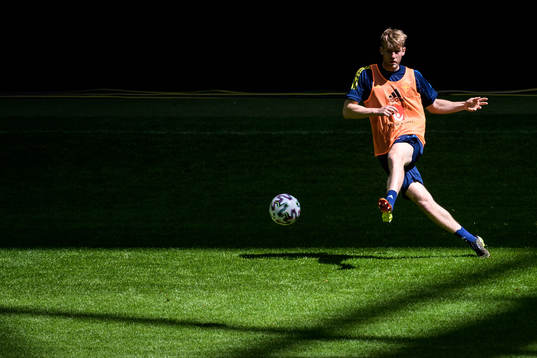 Filip Helander of the Swedish national football team