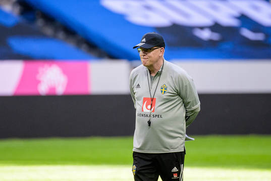 Janne Andersson, head coach of the Swedish national