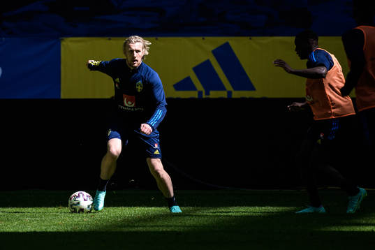 Emil Forsberg of the Swedish national football team