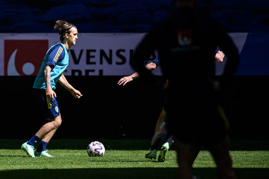 Kristoffer Olsson of the Swedish national football team