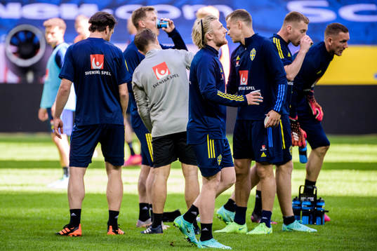 Emil Forsberg of the Swedish national football team