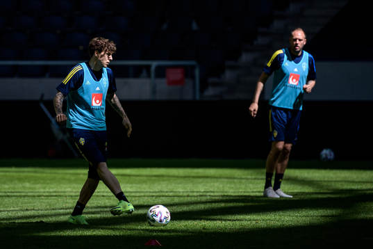 Victor Nilsson Lindelöf and Andreas Granqvist  of the