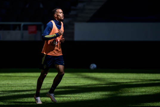 Robin Quaison of the Swedish national football team