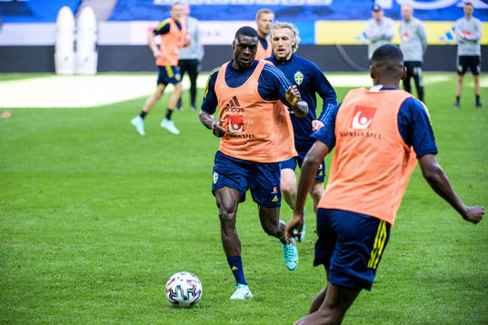 Ken Sema of the Swedish national football team