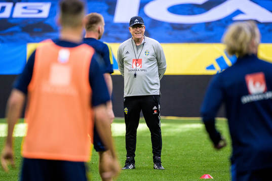 Janne Andersson, head coach of the Swedish national