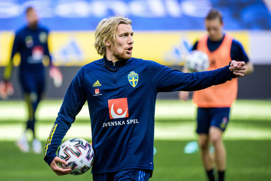 Emil Forsberg of the Swedish national football team