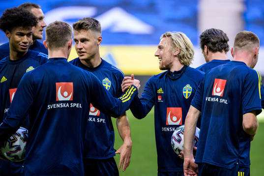 Emil Forsberg of the Swedish national football team
