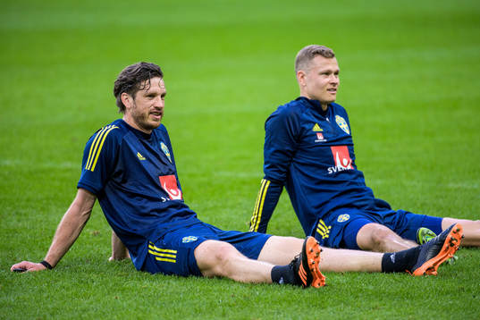 Gustav Svensson and Viktor Claesson of the Swedish national