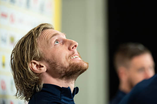 Emil Forsberg of the Swedish national football team