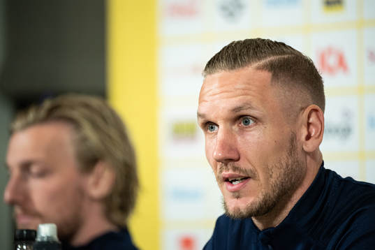 Robin Olsen of the Swedish national football team